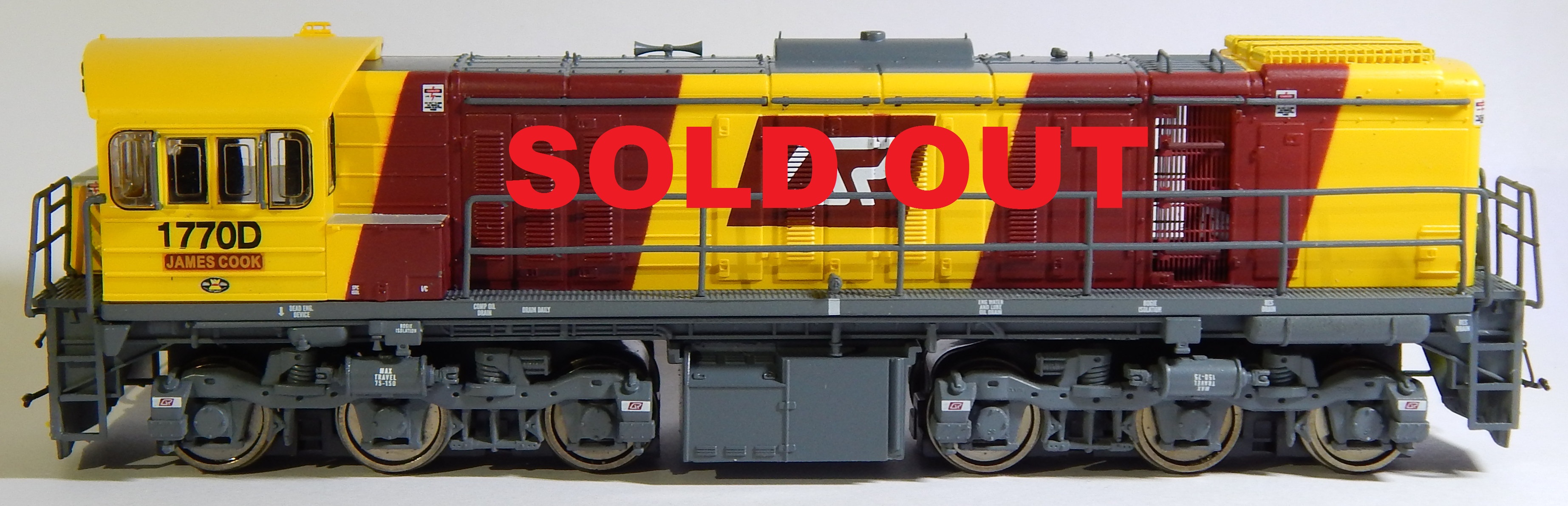 RTR059 1720 Class Locomotive #1770D JAMES COOK HOn3½